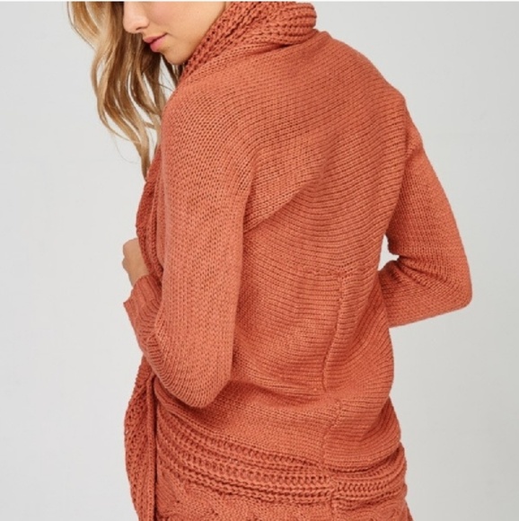 Rust Shrug Cardigan - Picture 2 of 4
